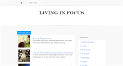 Desktop Screenshot of livinginfocus.net